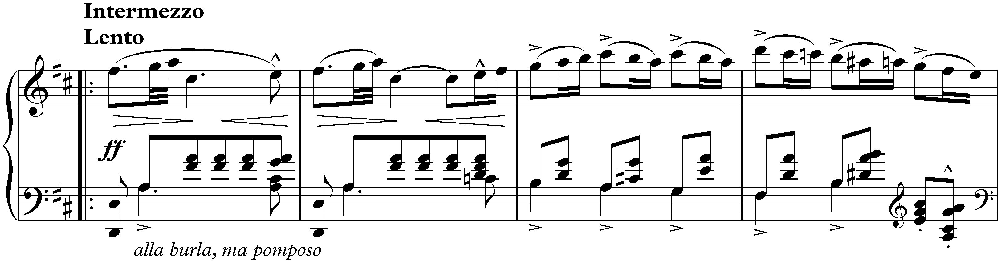 Sonata no. 1 in F-sharp minor, op. 11; 3. Scherzo e Intermezzo: Allegrissimo &ndash; Lento