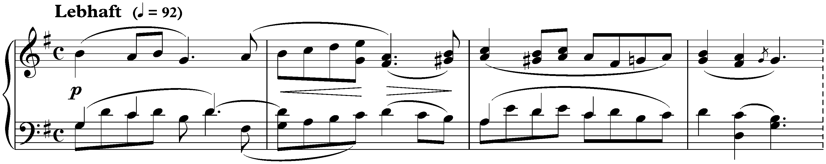 Sonate für die Jugend in G major, op. 118 no. 1; 1. Lebhaft