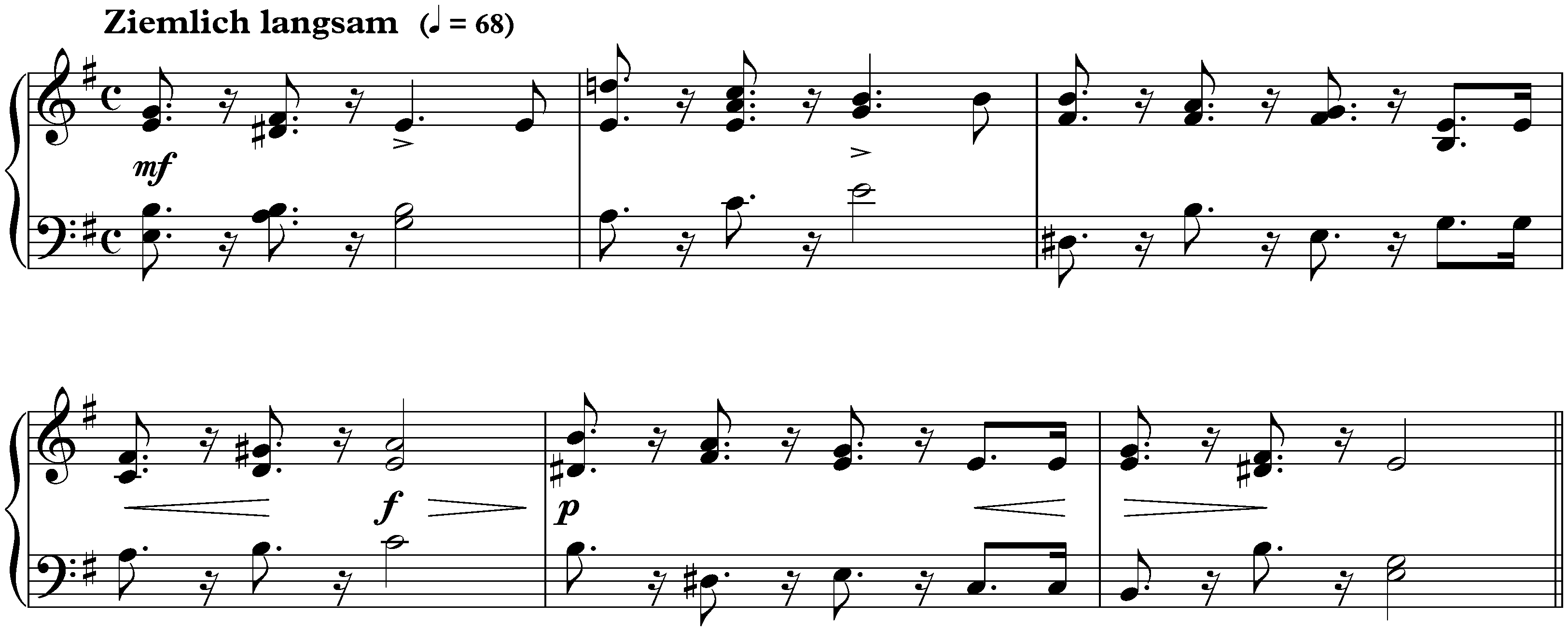 Sonate für die Jugend in G major, op. 118 no. 1; 2. Thema mit Variationen: Ziemlich langsam