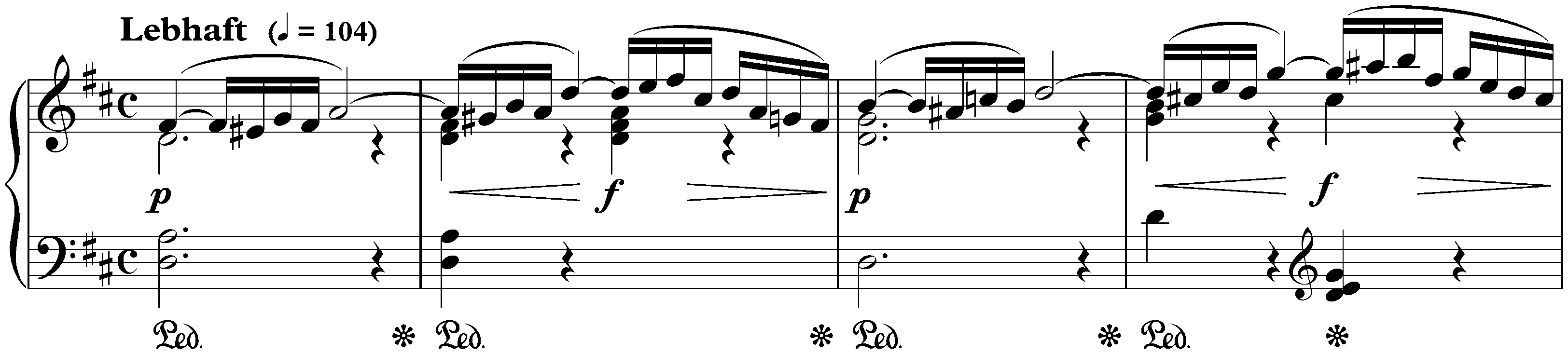 Sonate für die Jugend in D major, op. 118 no. 2; 1. Lebhaft