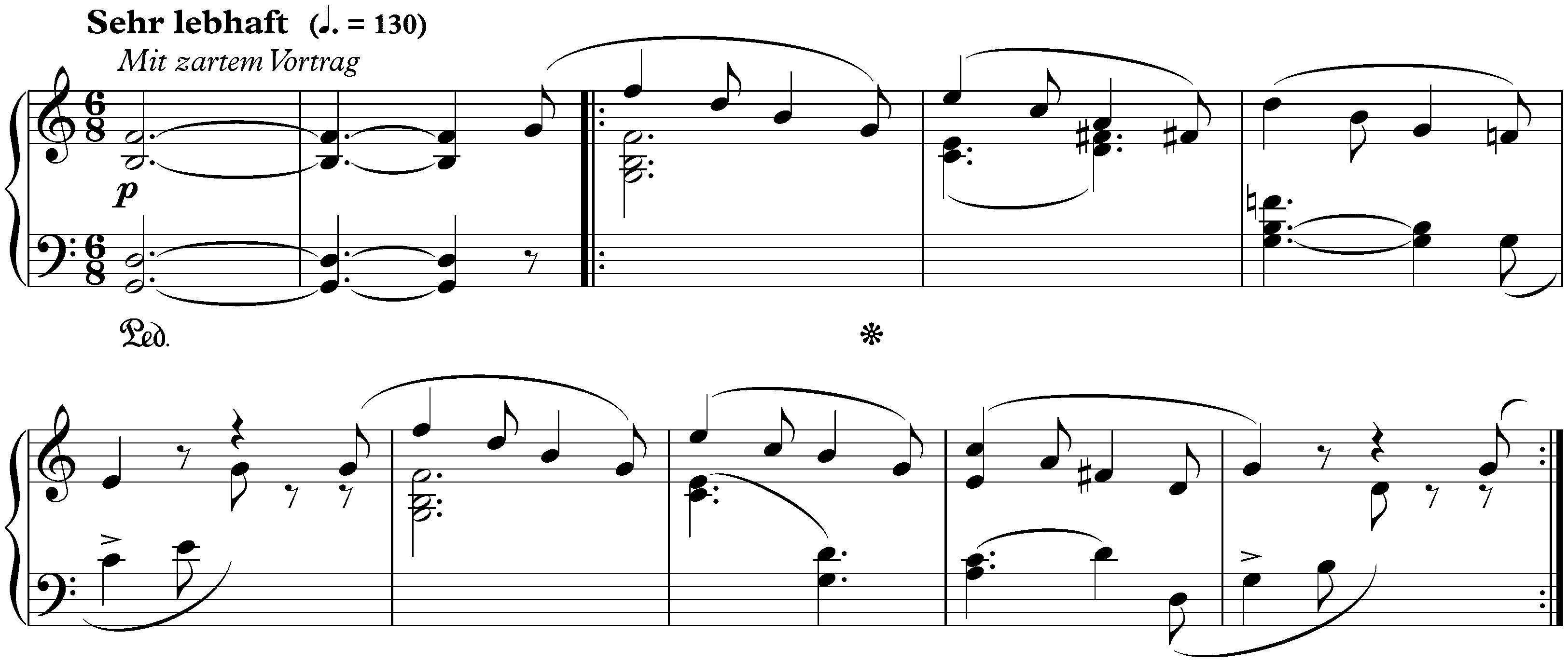 Sonate für die Jugend in C major, op. 118 no. 3; 4. Traum eines Kindes: Sehr lebhaft