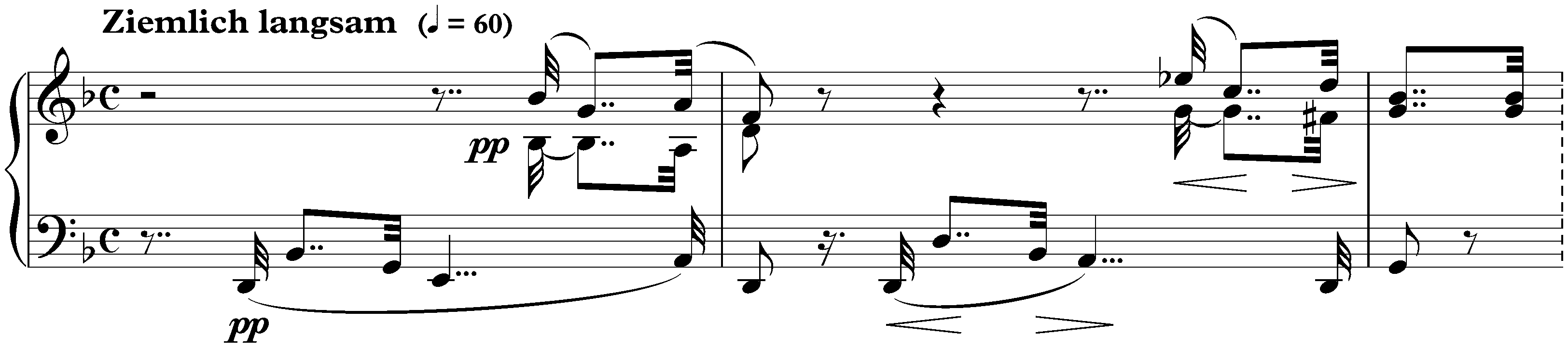 Waldszenen, op. 82; 4. Verrufene Stelle