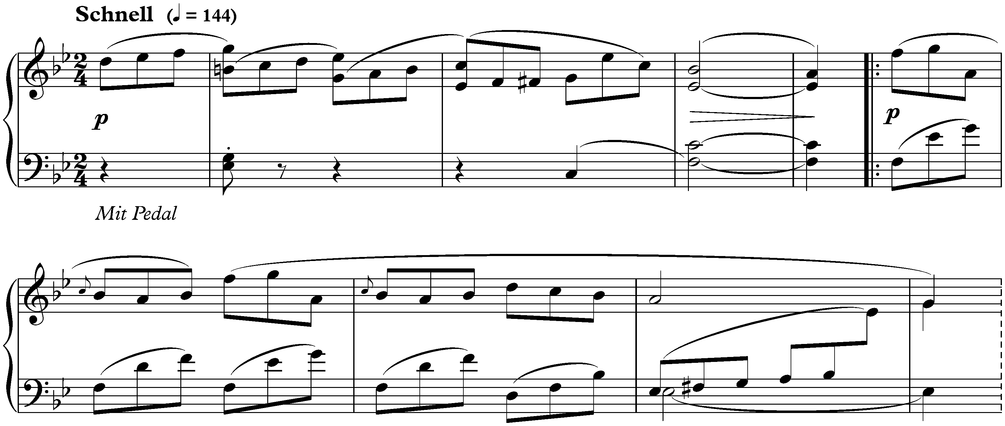 Waldszenen, op. 82; 5. Freundliche Landschaft