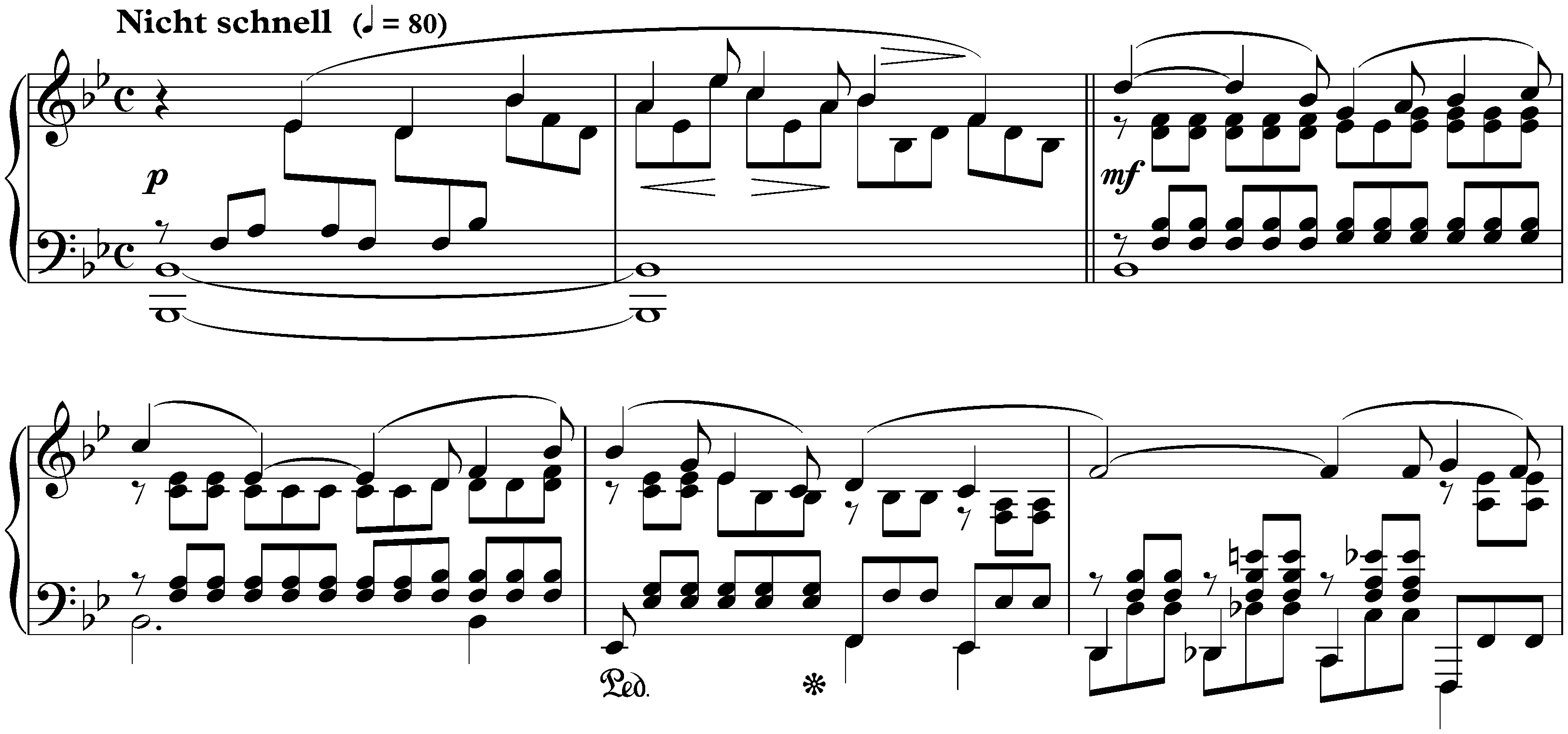Waldszenen, op. 82; 9. Abschied