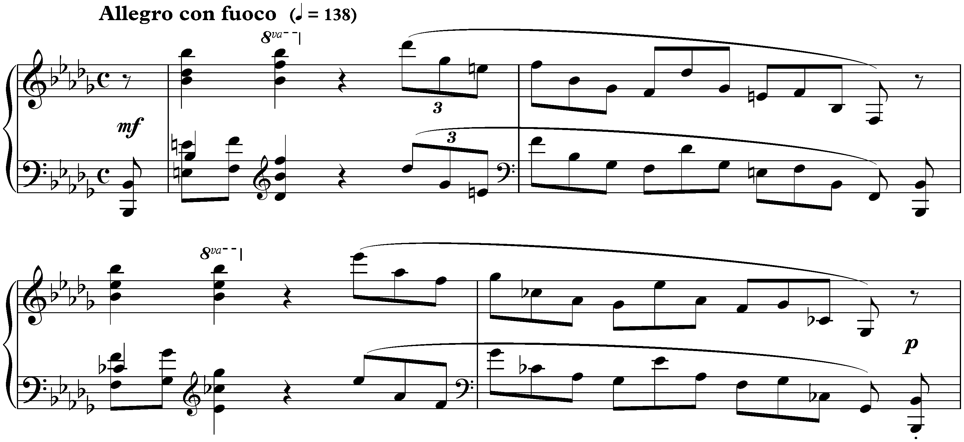 Allegro de concert in B-flat minor, op. 18