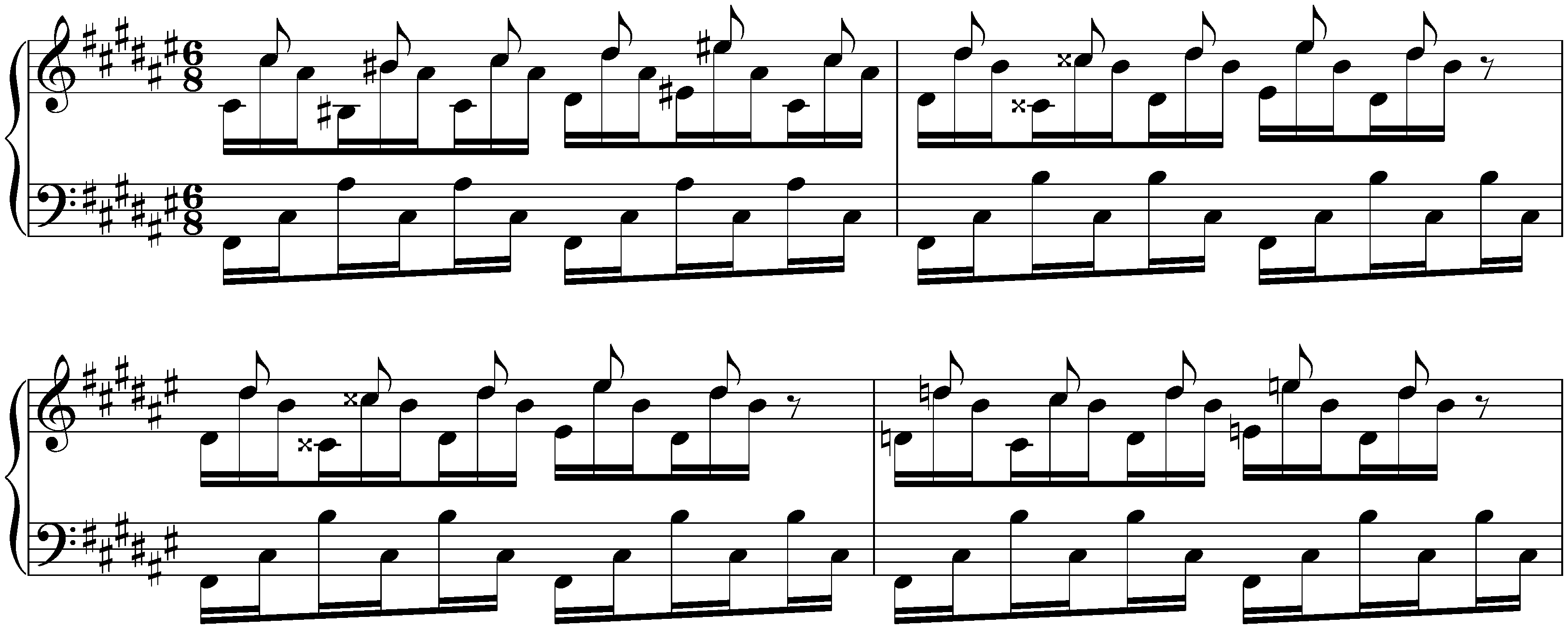Étude in F-sharp major, Anh. 9
