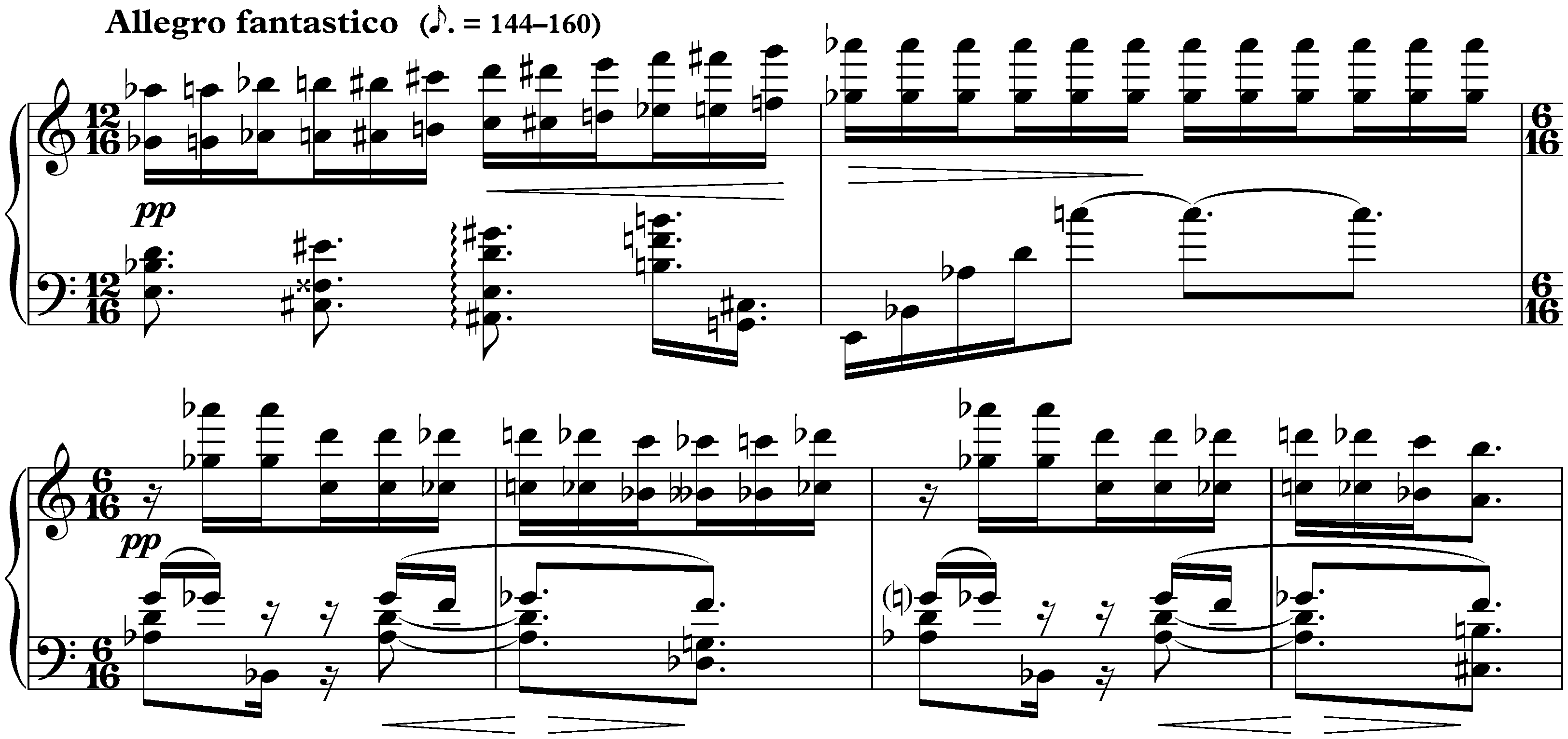 Trois Études, op. 65; 1.