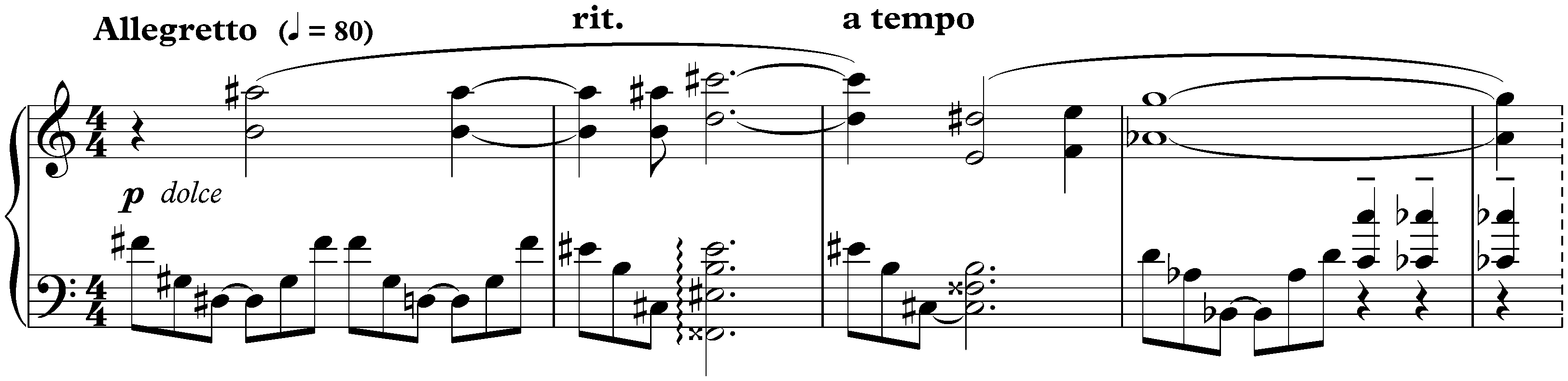Trois Études, op. 65; 2.
