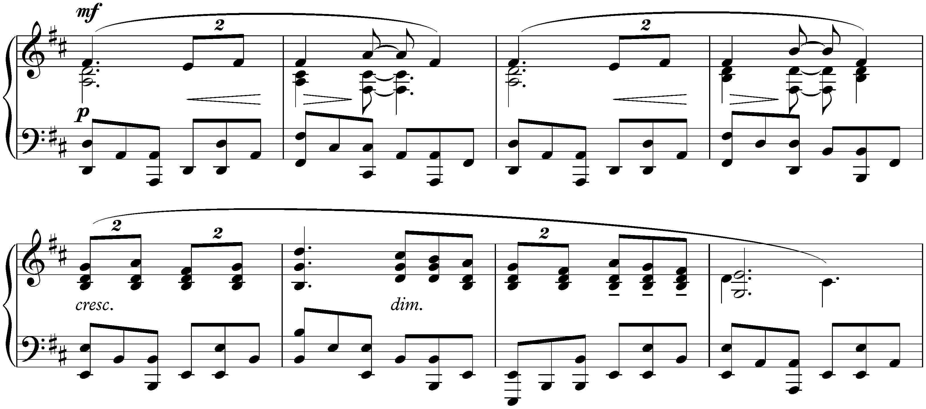 Douze Études, op. 8; 3. B minor