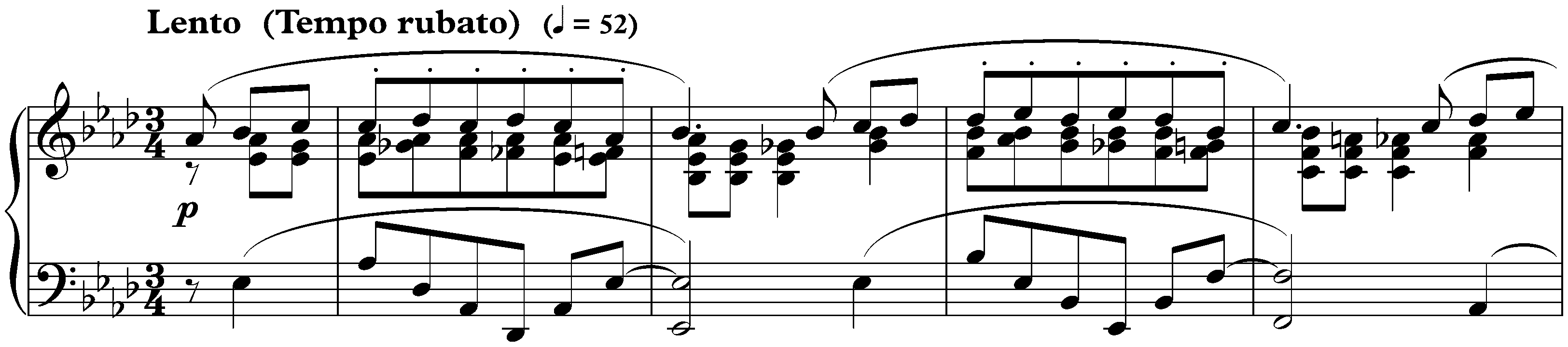 Douze Études, op. 8; 8. A-flat major