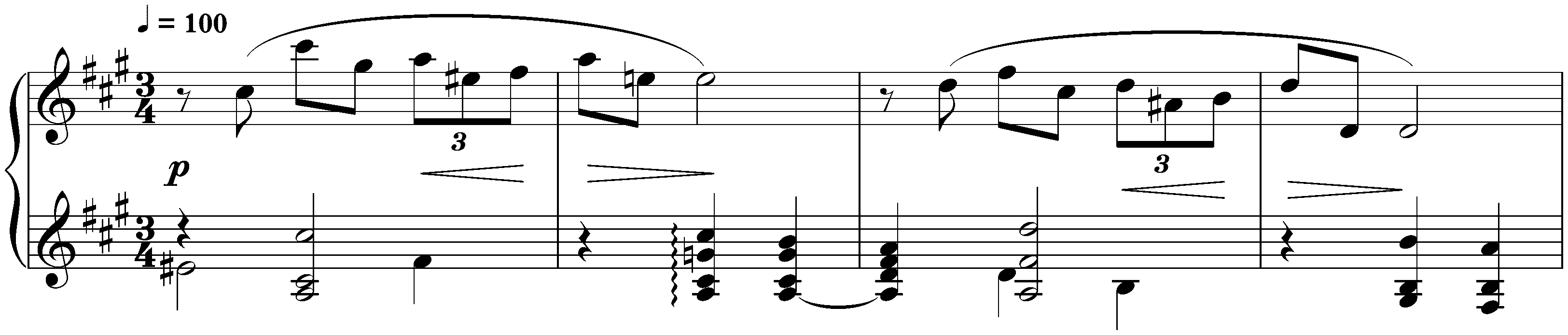 Deux Impromptus, op. 10; 1. F-sharp minor