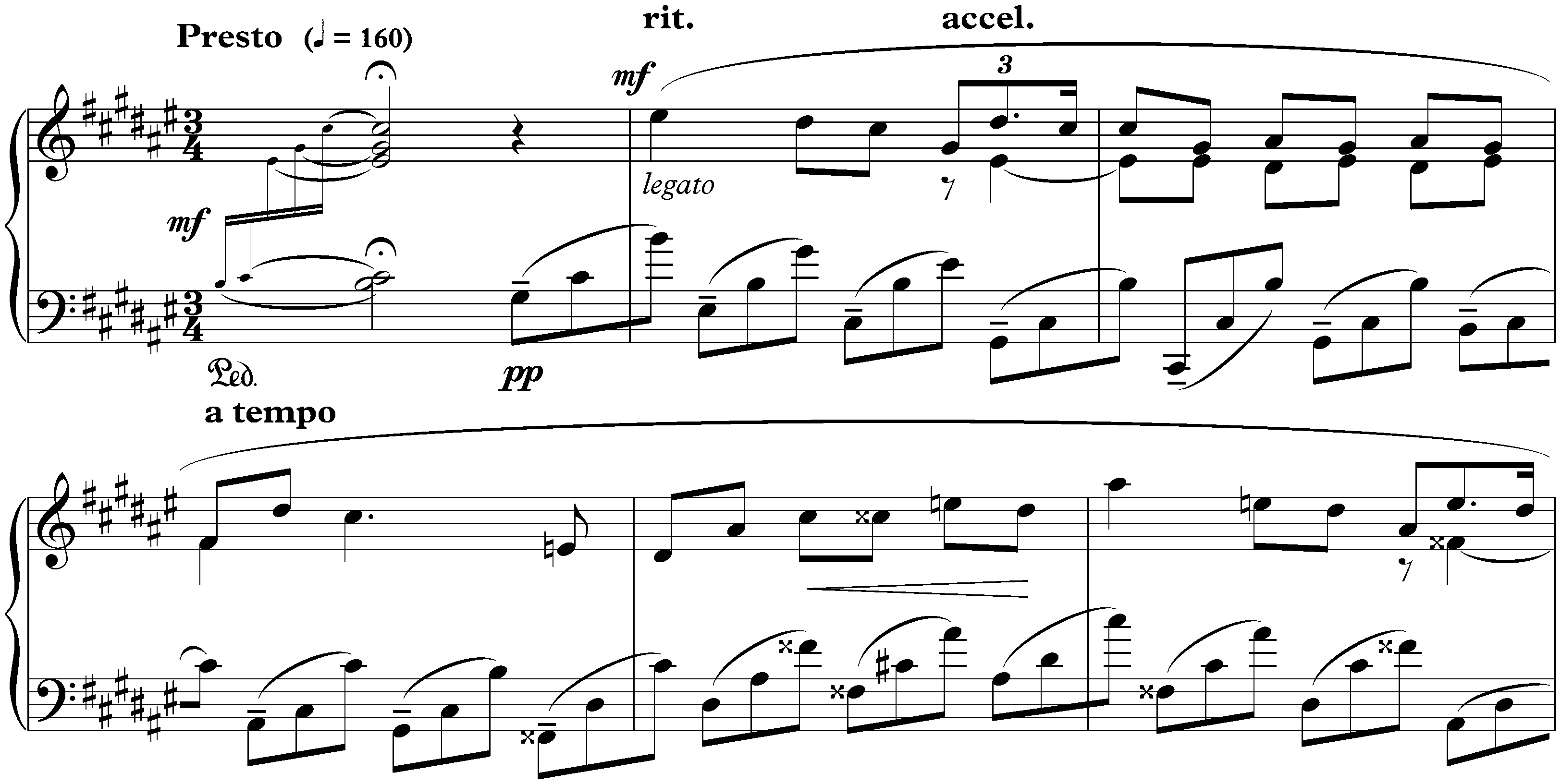 Deux Impromptus, op. 12; 1. F-sharp major