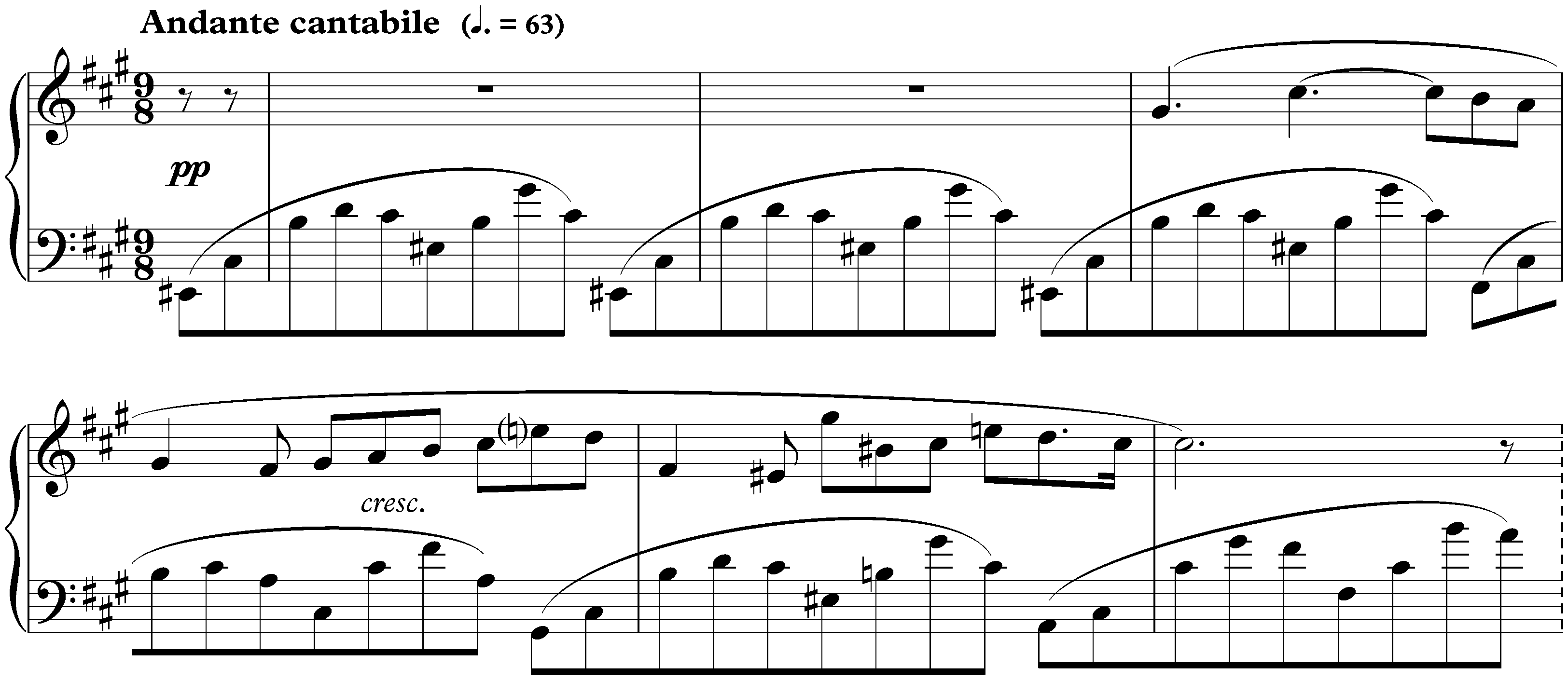 Deux Impromptus, op. 14; 2. F-sharp minor