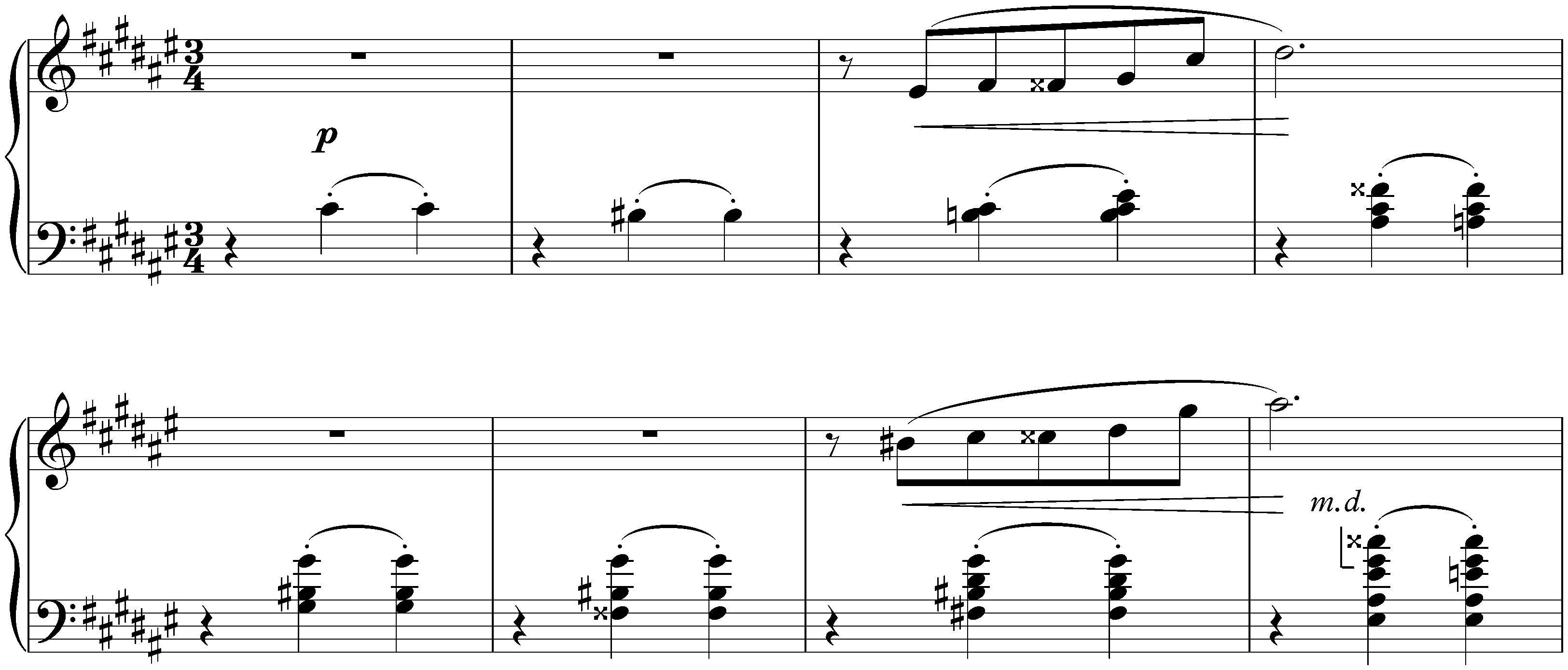 Deux Impromptus à la mazur, op. 7; 2. F-sharp major