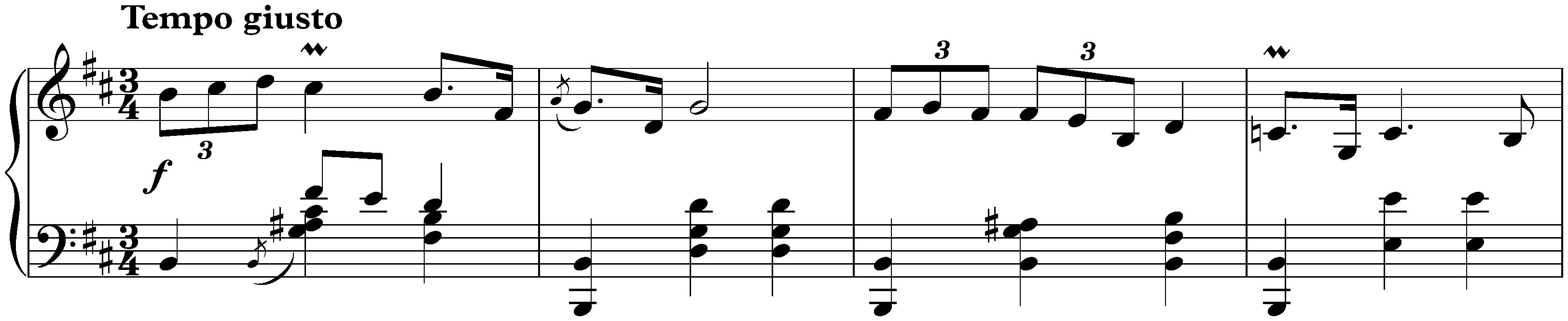 Dix Mazurkas, op. 3; 1. B minor