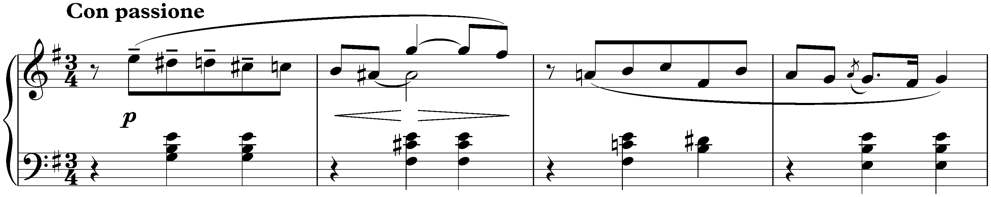 Dix Mazurkas, op. 3; 7. E minor