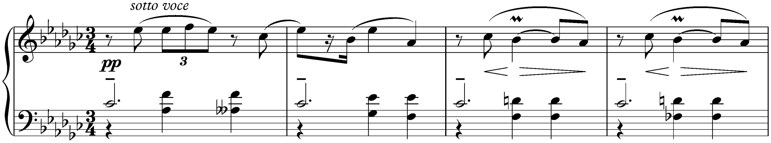 Dix Mazurkas, op. 3; 10. E-flat minor