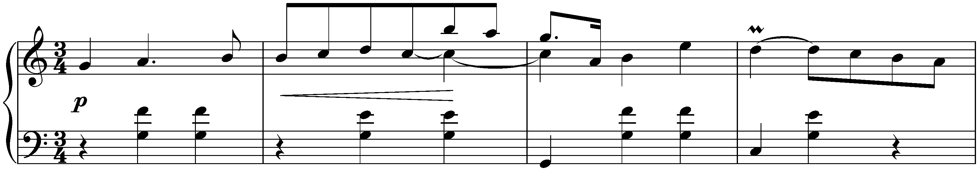 Trois Morceaux, op. 2; 3. Impromptu à la mazur in C major