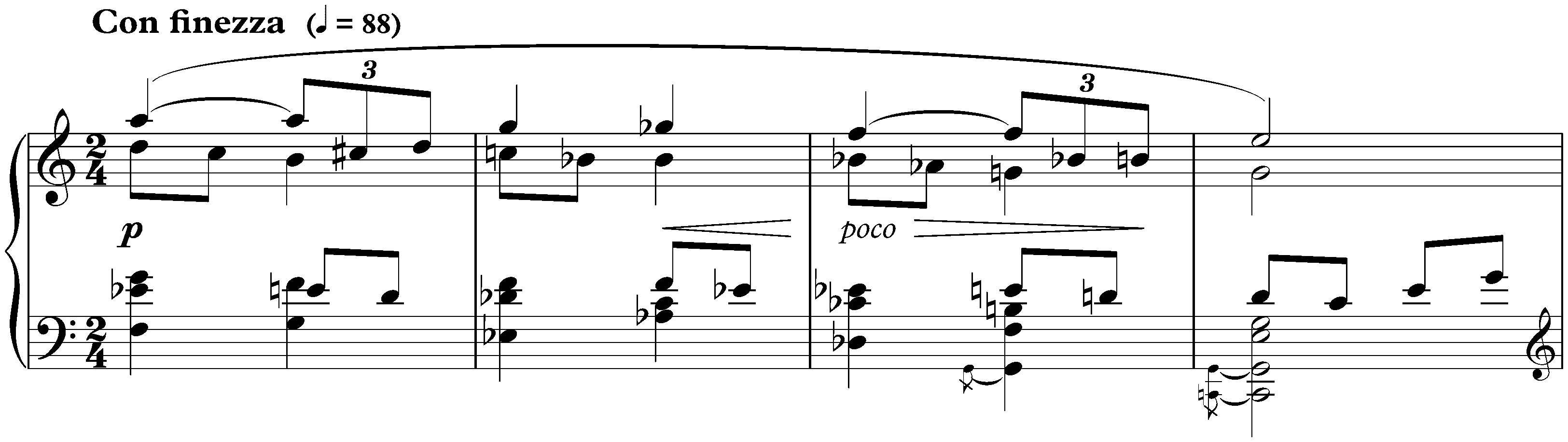 Trois Morceaux, op. 49; 3. Rêverie