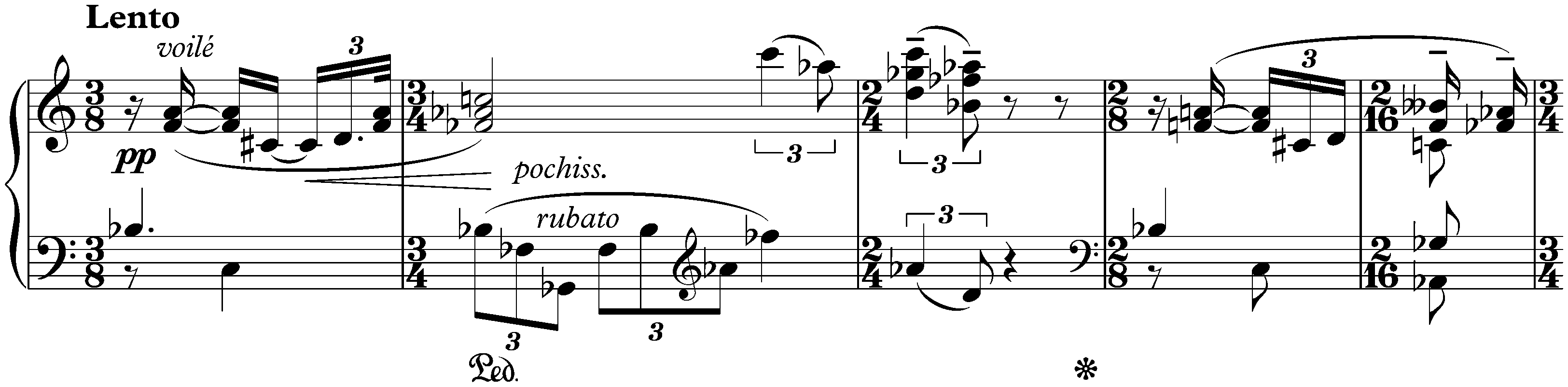 Trois Morceaux, op. 52; 1. Poème