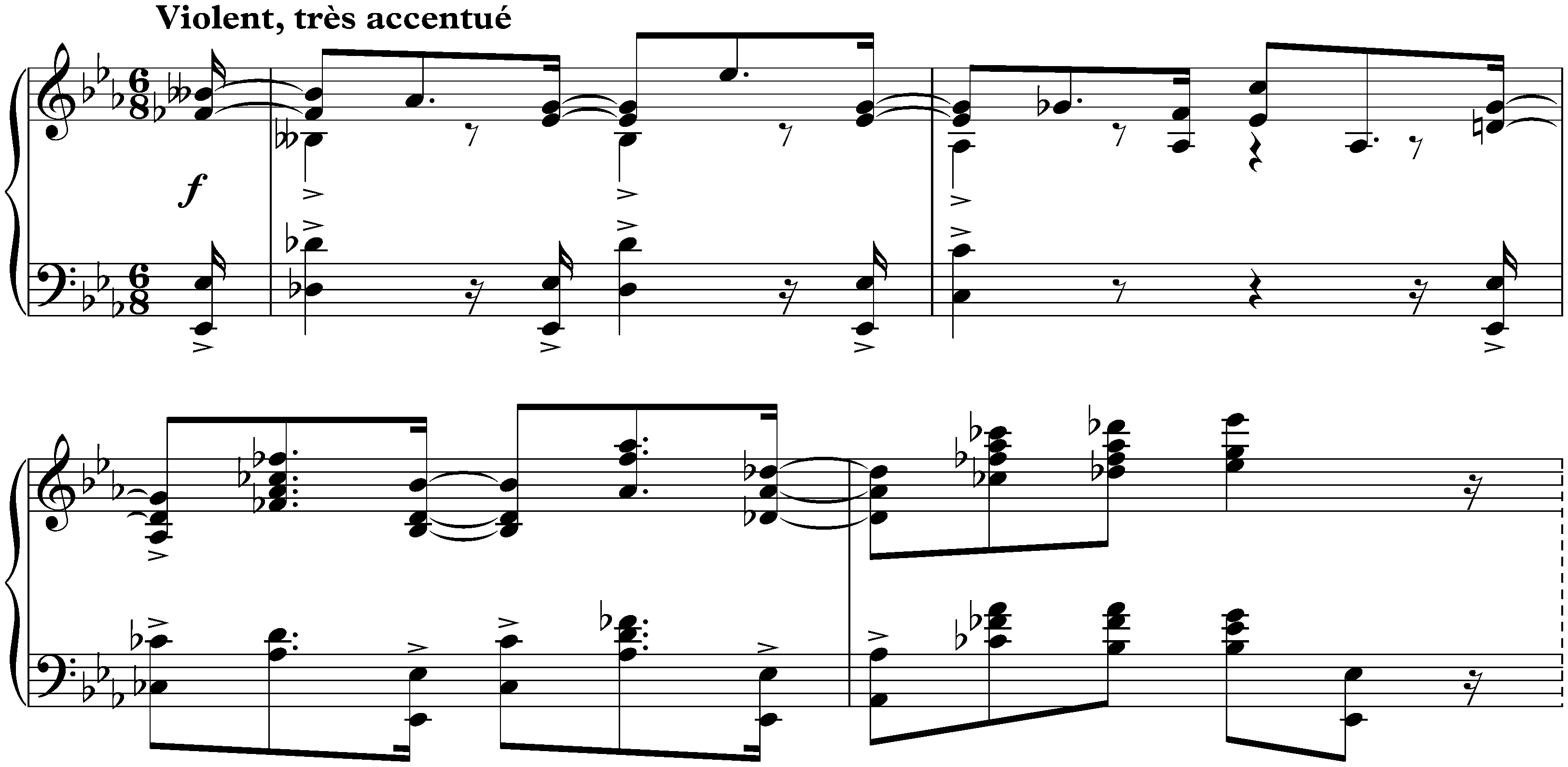 Quatre Morceaux, op. 56; 1. Prélude in E-flat major