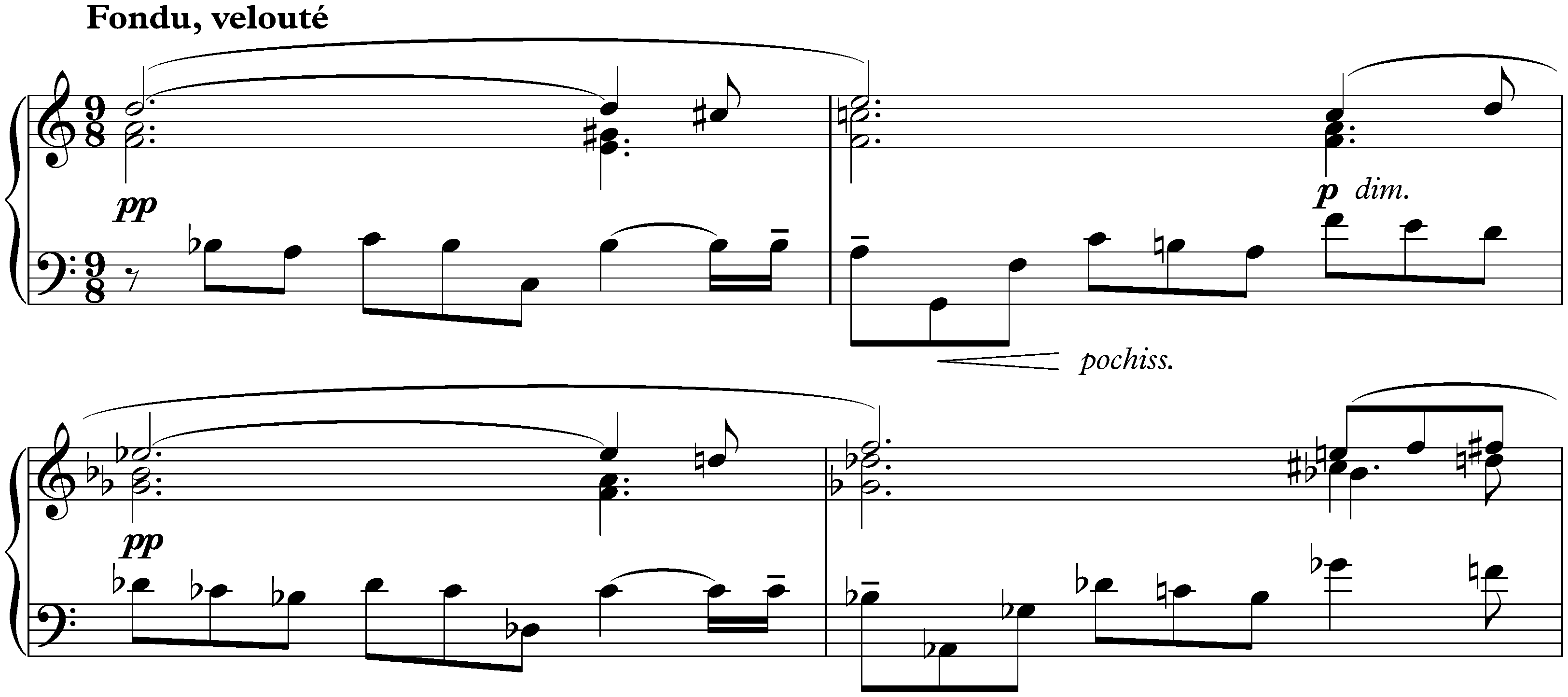 Quatre Morceaux, op. 56; 3. Nuances