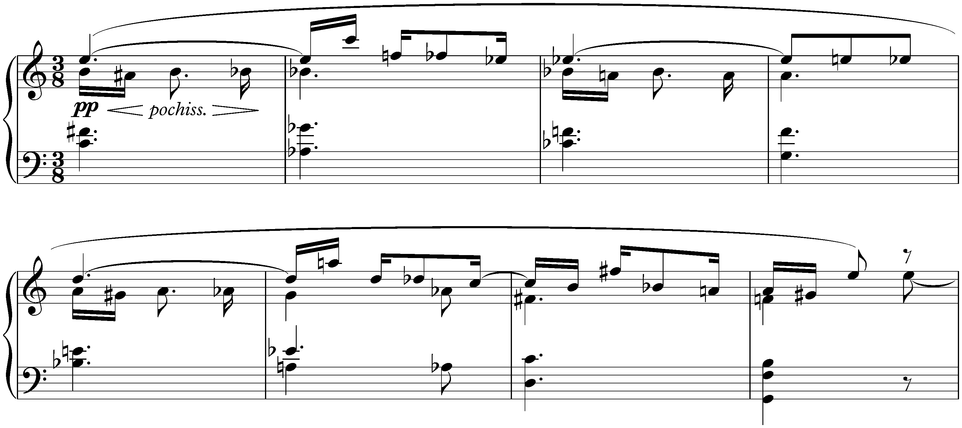 Deux Morceaux, op. 57; 2. Caresse dansée