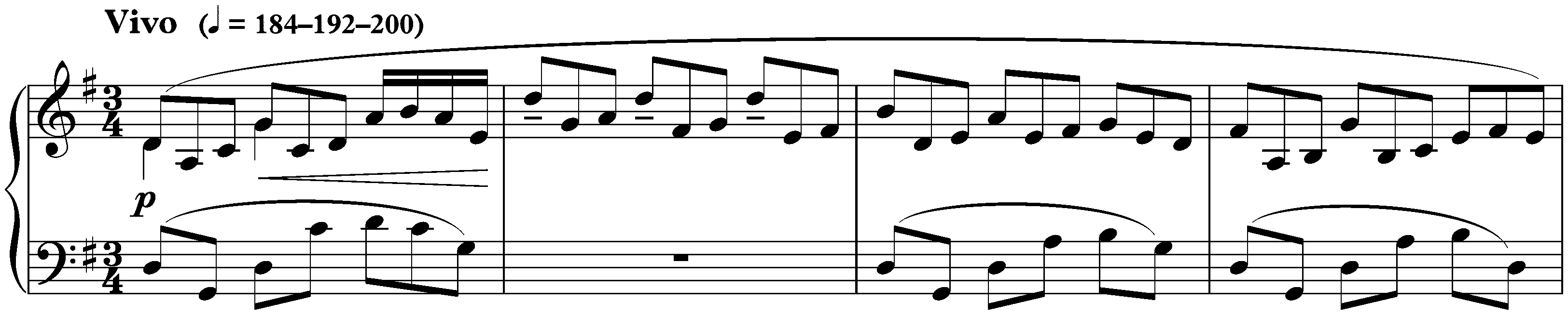 Vingt-quatre Préludes, op. 11; 3. G major