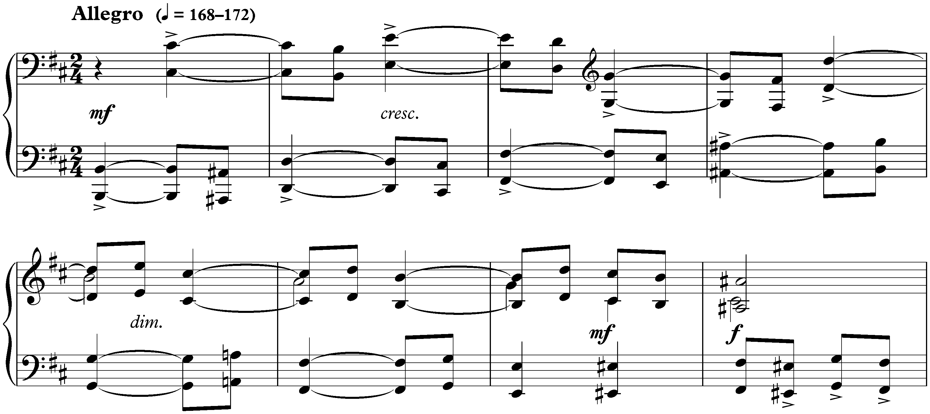 Vingt-quatre Préludes, op. 11; 6. B minor