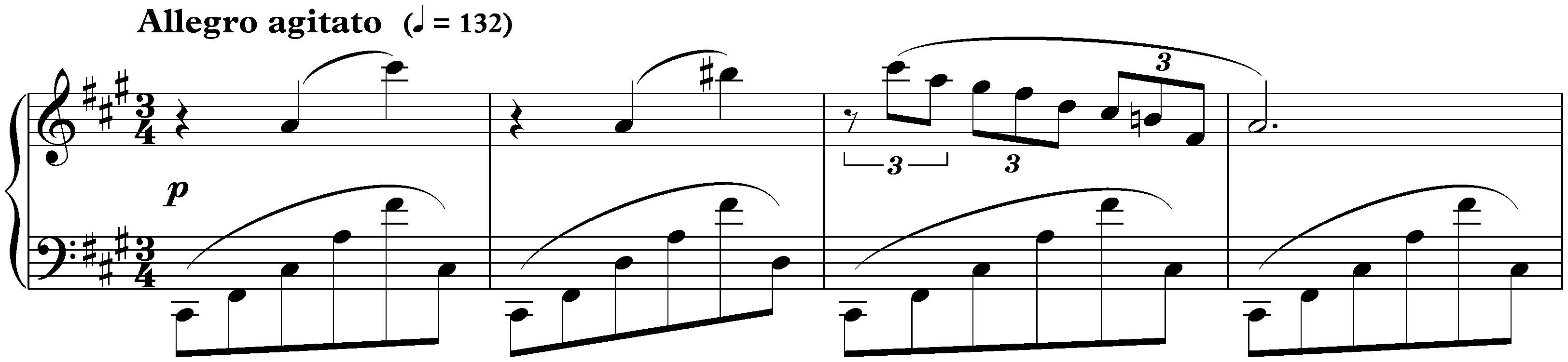 Vingt-quatre Préludes, op. 11; 8. F-sharp minor