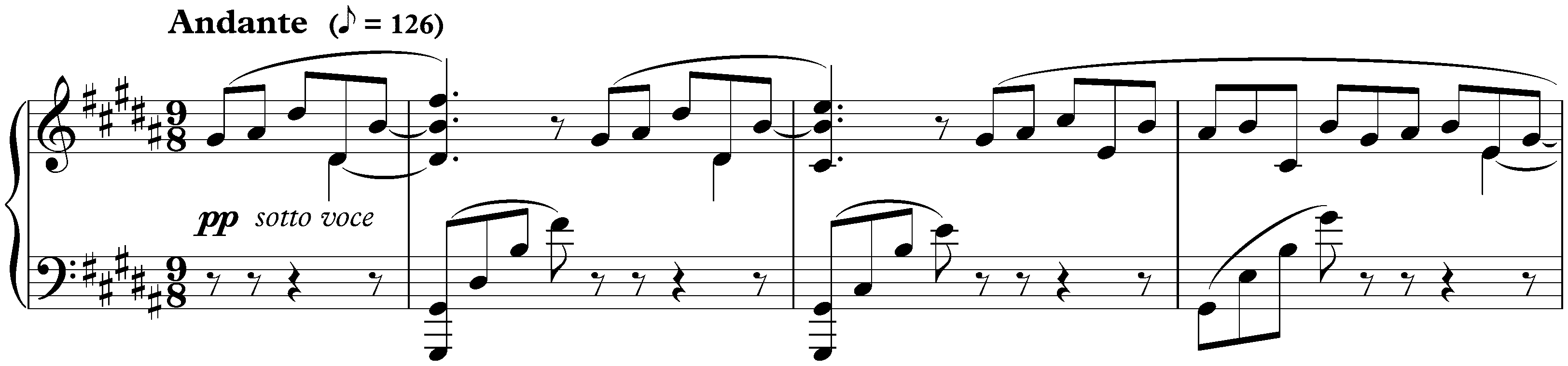 Vingt-quatre Préludes, op. 11; 12. G-sharp minor