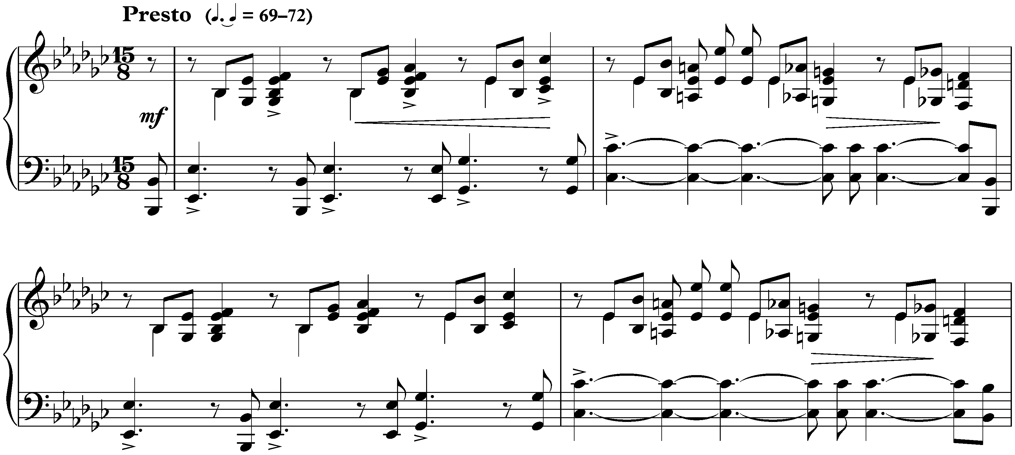Vingt-quatre Préludes, op. 11; 14. E-flat minor