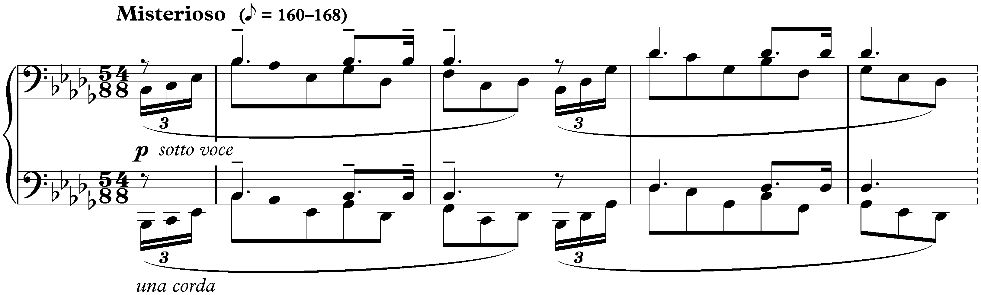 Vingt-quatre Préludes, op. 11; 16. B-flat minor