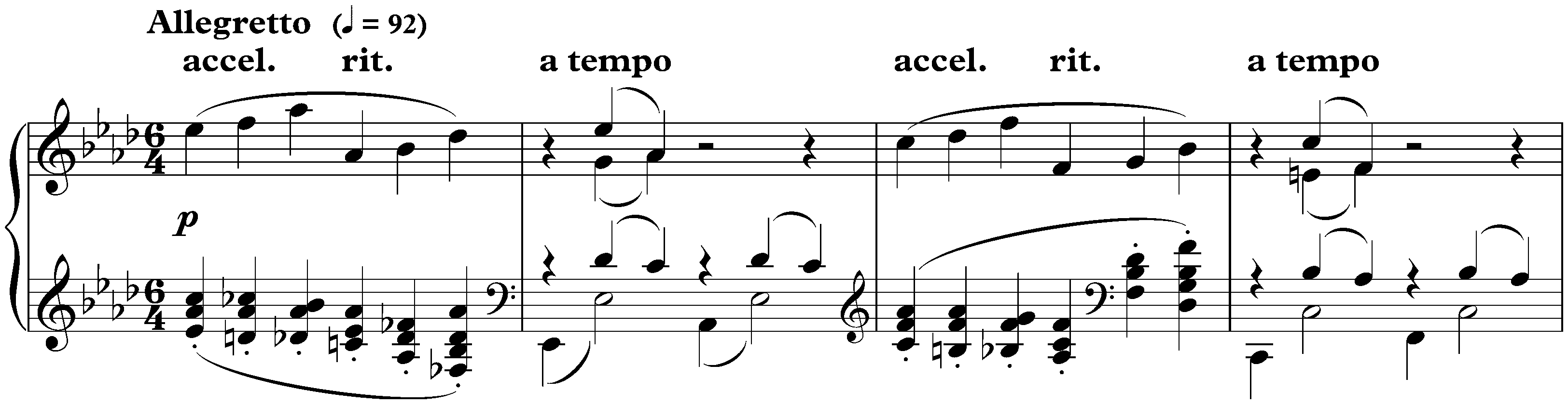 Vingt-quatre Préludes, op. 11; 17. A-flat major