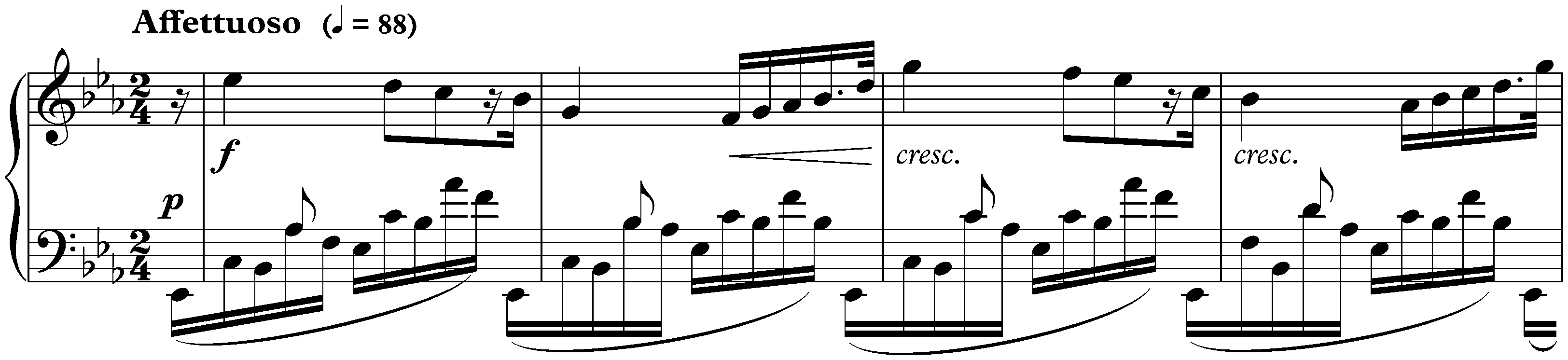 Vingt-quatre Préludes, op. 11; 19. E-flat major