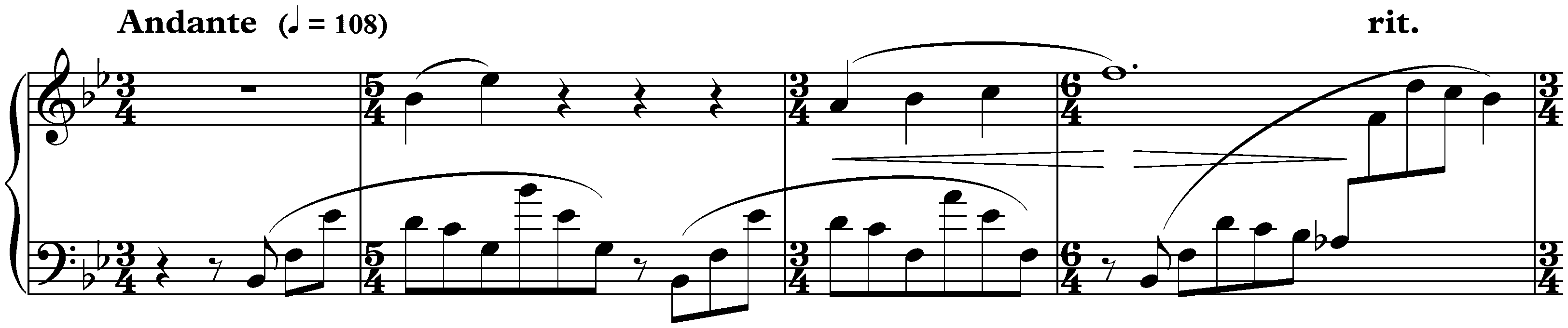 Vingt-quatre Préludes, op. 11; 21. B-flat major
