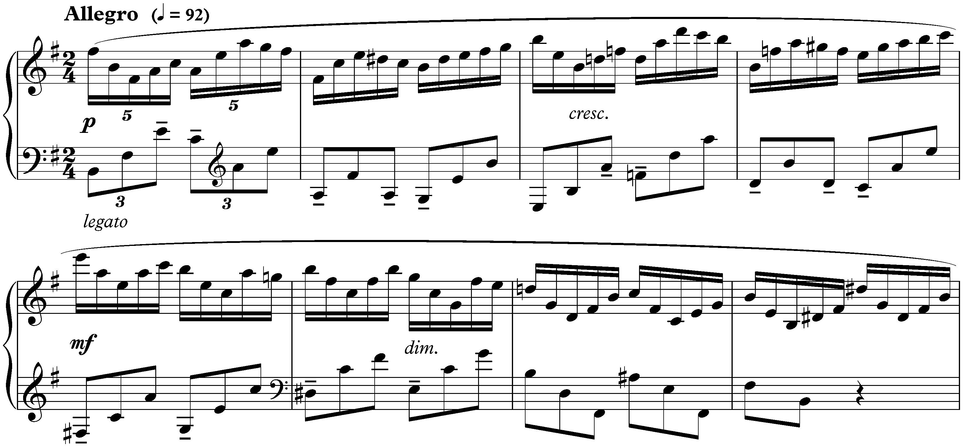 Six Préludes, op. 13; 4. E minor