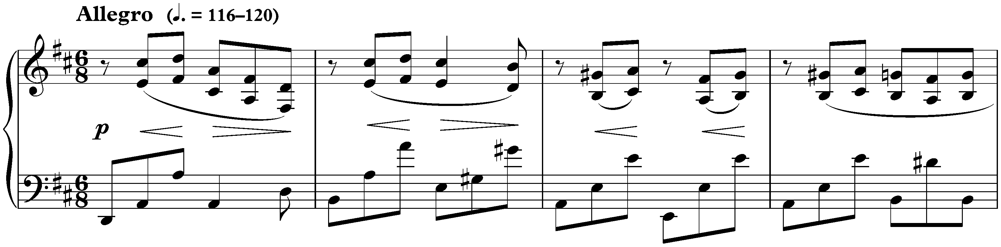 Six Préludes, op. 13; 5. D major