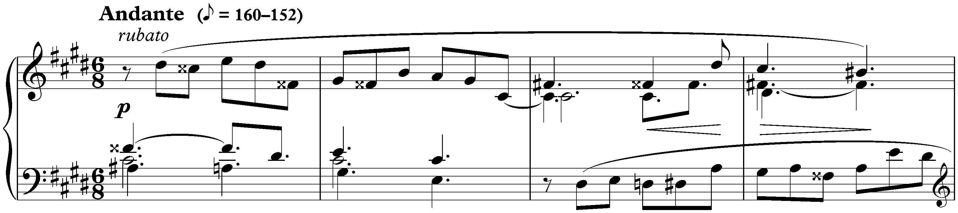 Cinq Préludes, op. 15; 5. C-sharp minor