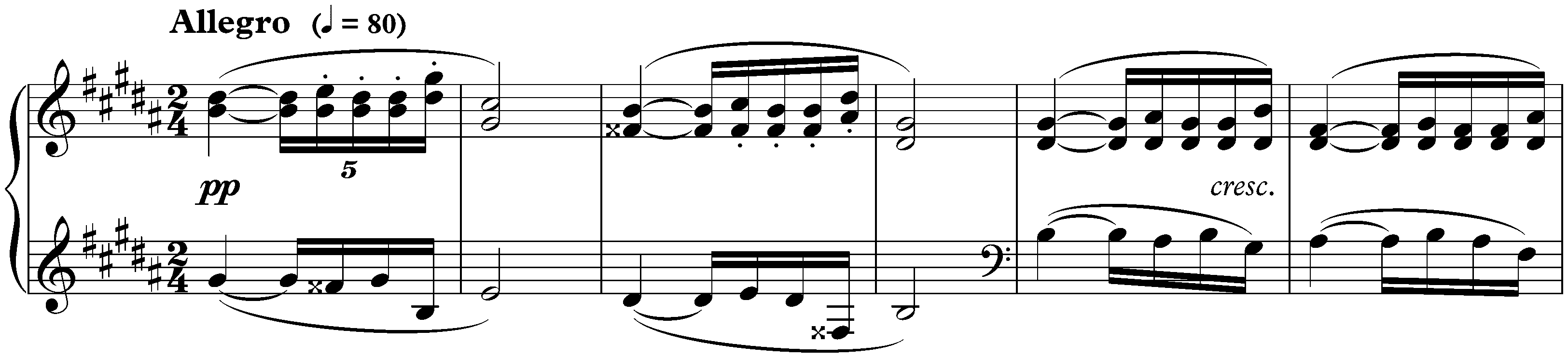 Cinq Préludes, op. 16; 2. G-sharp minor