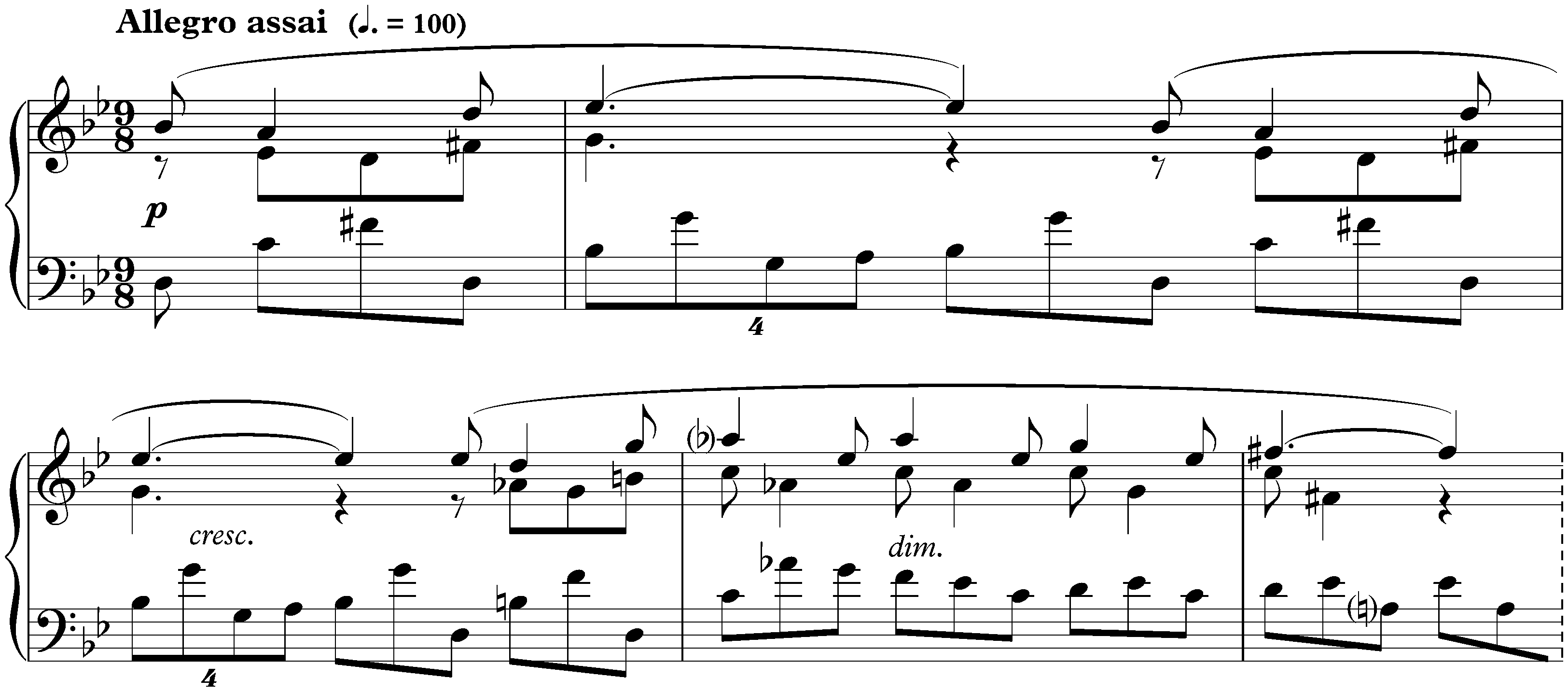 Sept Préludes, op. 17; 7. G minor