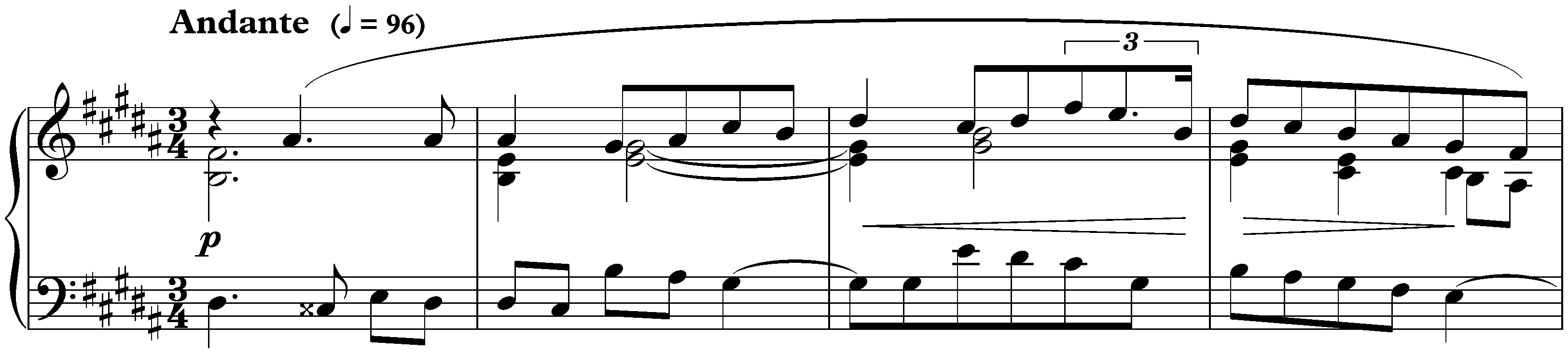 Deux Préludes, op. 27; 2. B major