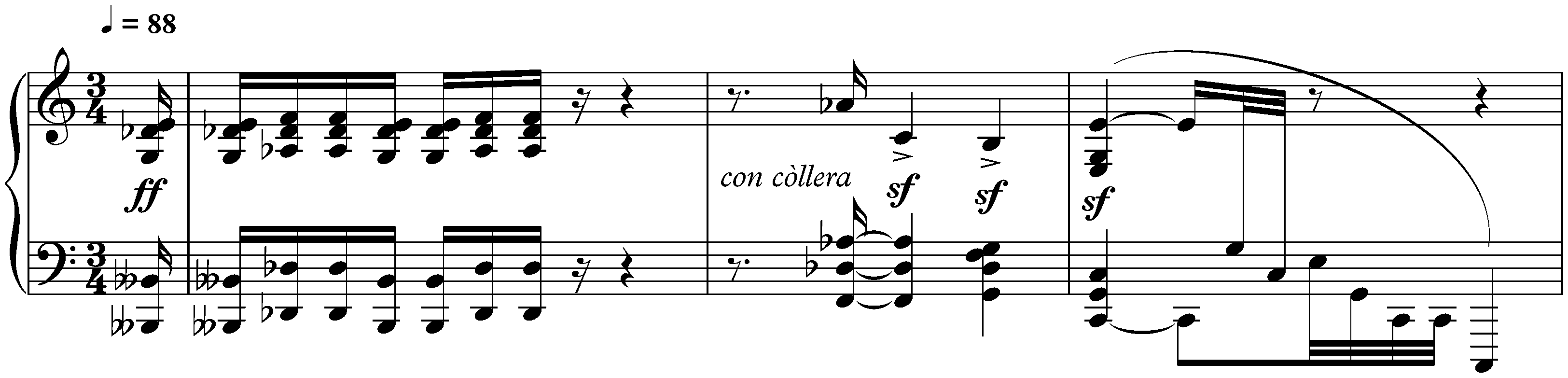 Quatre Préludes, op. 33; 3. C major