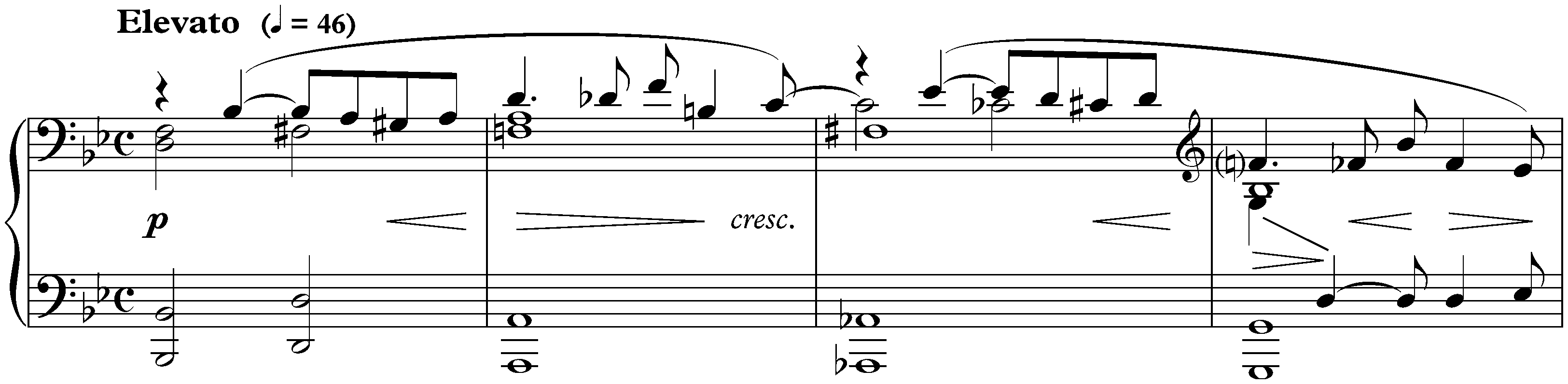 Trois Préludes, op. 35; 2. B-flat major