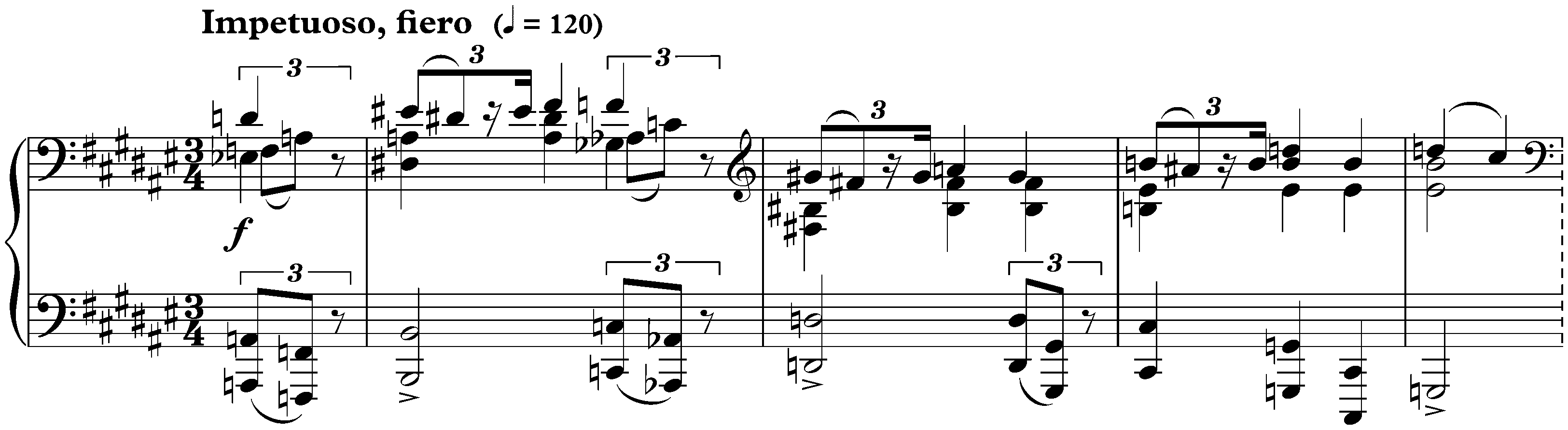 Quatre Préludes, op. 48; 1. F-sharp major