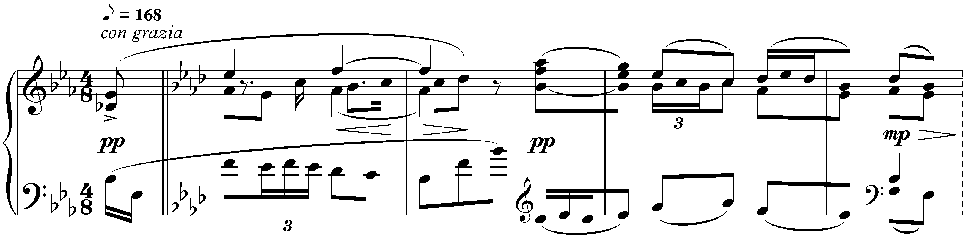 Sonata no. 3 in F-sharp minor, op. 23; 2. Allegretto