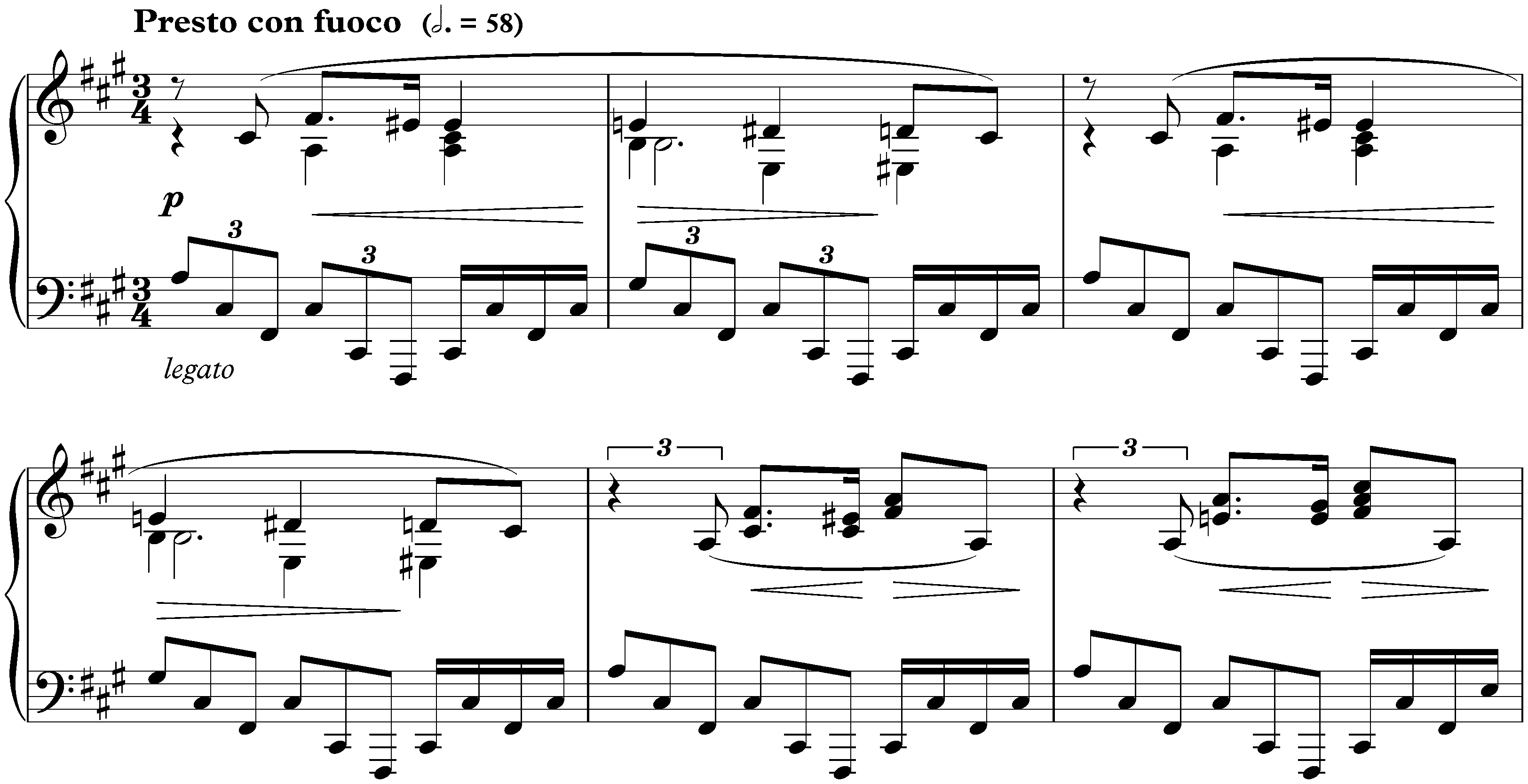 Sonata no. 3 in F-sharp minor, op. 23; 4. Presto con fuoco