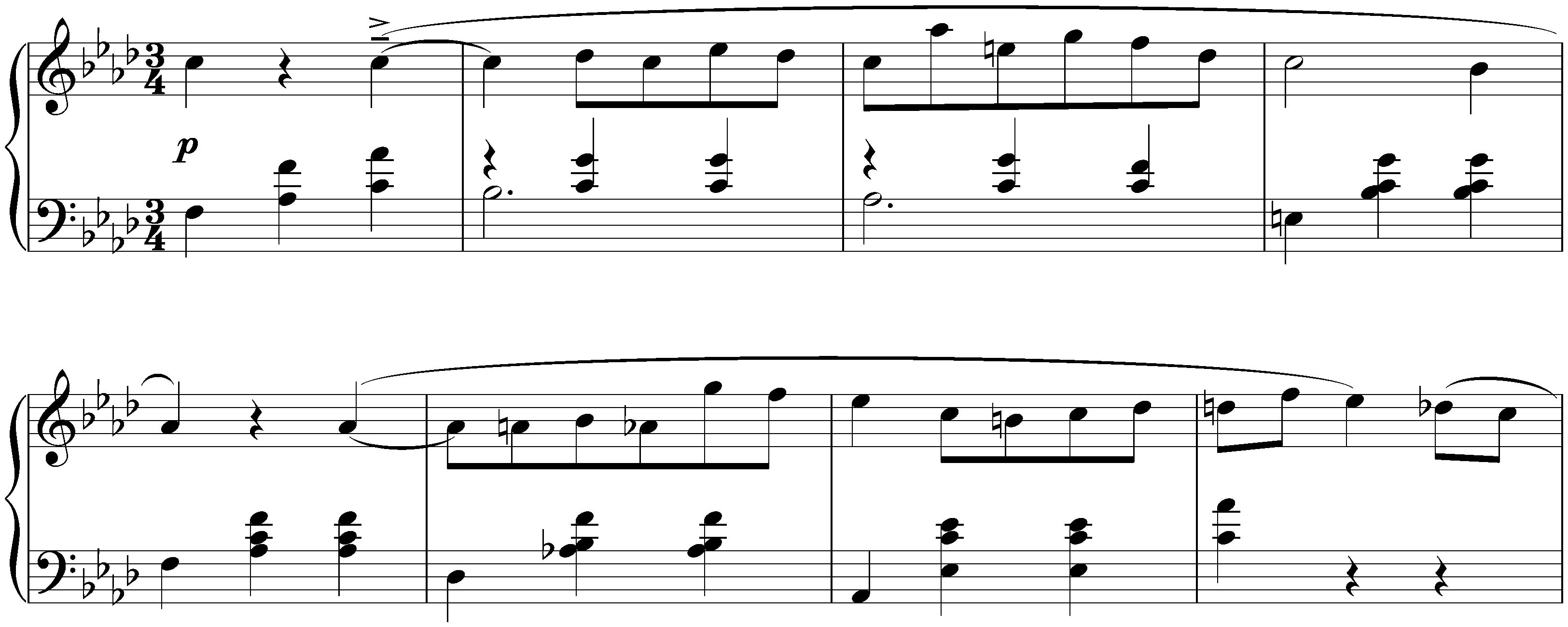 Valse in F minor, op. 1
