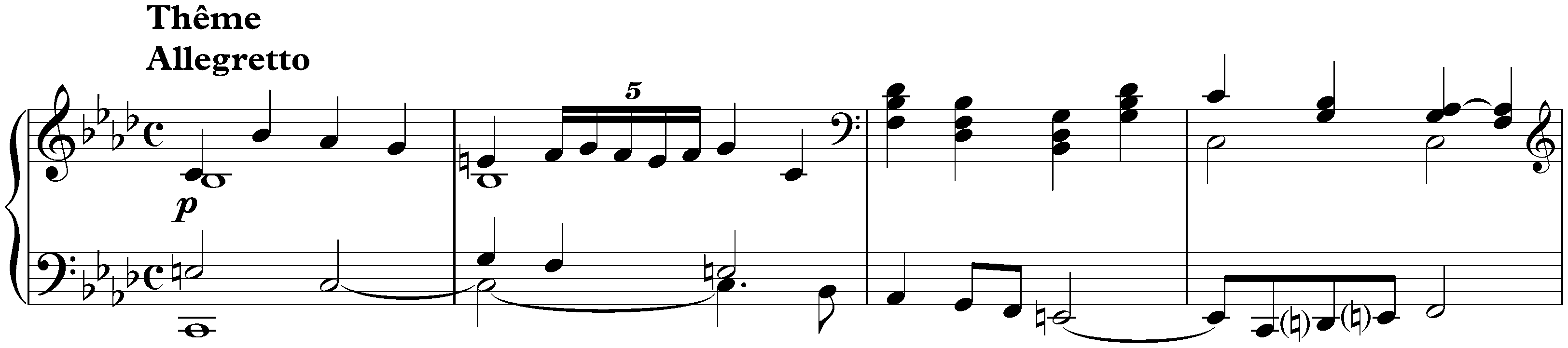 Variations sur un thème de M’lle Egoroff, WoO 9