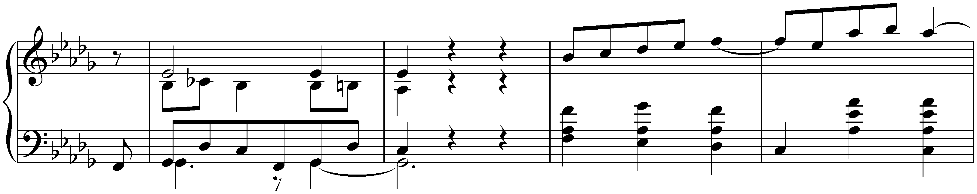 Unfinished works; 6. Polonaise in D-flat major, Anh. 10